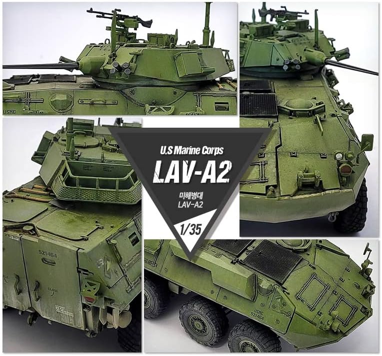 ערכות מודל פלסטיק של האקדמיה תחביב 1/35 בקנה מידה ארהב חיל ים ארהב LAV-A2
