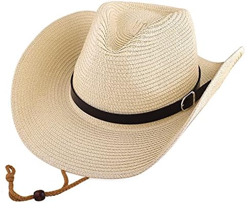איינסקי יוניסקס קש קאובוי כובע בוקרת כובע, לכובע תקליטונים שמש כובע רחב בירם פדורה פנמה כובע עבור גברים