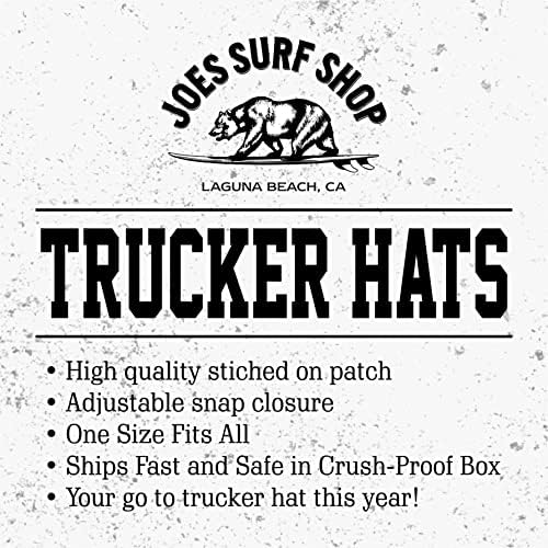 חנות הגלישה של ג'וס וינטג 'כובע דובי גלישה, כובע משאית Snapback, מתכוונן