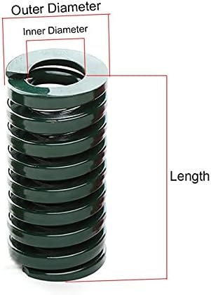 קפיצי דחיסה מתאימים לרוב התיקון I 1 עובש ירוק קפיץ דחיסת חותמת למות קפיץ כבד בקוטר חיצוני 14 ממ x