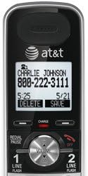 AT&T TL88102 + TL88002 2 מכשיר טלפון אלחוטי DECT 6.0