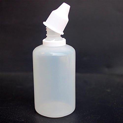 10 יחידות פלסטיק לבן הניתן למילוי ריק נשירה ריקה עיניים נוזל עיניים סחיטת בקבוקונים דגימה מדגם אריזת אריזה