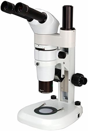 מיקרוסקופ זום סטריאו טרינוקולרי 3060, עיניות פי 10, הגדלה פי 8-50, מטרת זום פי 0.8-5, מטרת עזר פי 1, תאורת לד עליונה