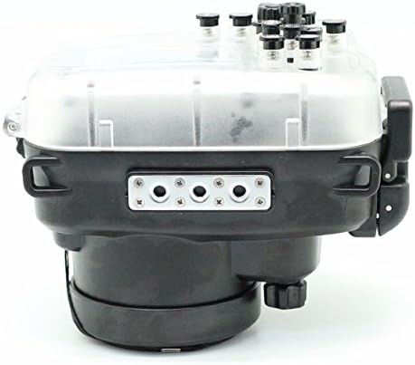 Meikon 40m/130ft מארז אטום למים דיור במצלמה מתחת למים עבור Sony A6300 עם עדשת 16-50 ממ, E 20 ממ F2.8, E 35 ממ