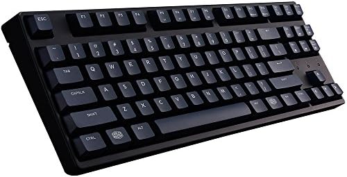 Cooler Master MasterKeys S PBT- מקלדת מכנית משחקי משחקה ללא טנקים, מתגי חום דובדבן MX, מקש PBT 1.5