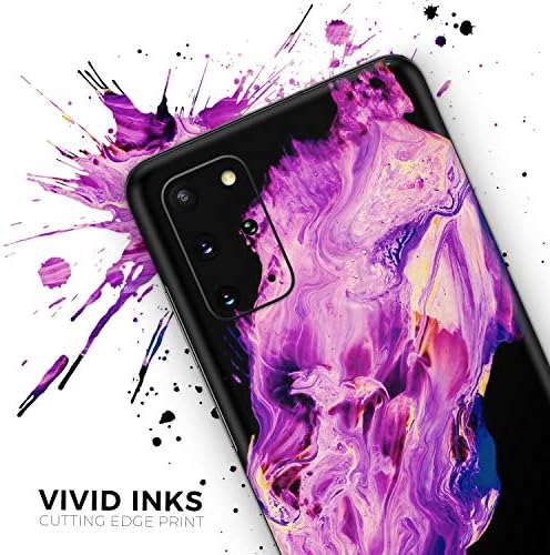 תכנן Skinz נוזל צבע מופשט צבע V76 מגן מדבקות ויניל עוטף כיסוי עור תואם ל- Samsung Galaxy S20