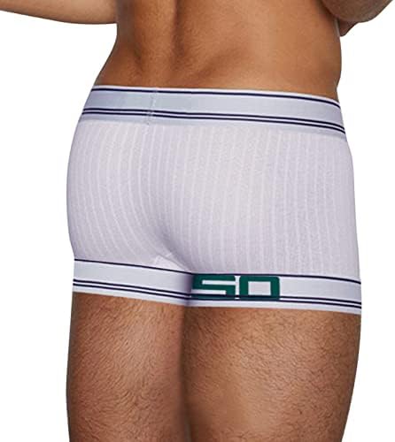 תחתוני גברים של גברים מקרית סקסי תחתוני מכנסיים כותנה בסדר קטיפה חגורת תחתוני תחתוני מוצק צבע קצר