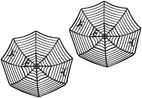 צעצוע 4 יחידות עכביש אינטרנט עכביש אינטרנט סוכריות קערות טריק או לטפל סוכריות סל עכביש אינטרנט סל סל