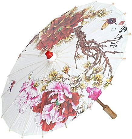 Vifemify ביד צבועה ביד קלאסית נייר שמן מטרייה של אבזרי אבזרים עיצוב מטריית מתנה מטריית ילדים