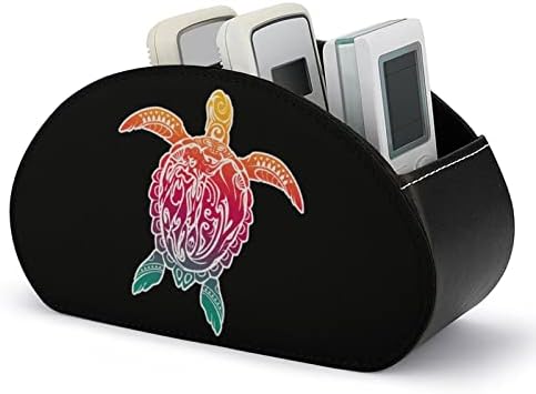 HAWAIIAN HONU TURTLE TURTLE CONKORTER BOLDER BOX עם 5 תאים קופסת אחסון מרחוק טלוויזיה לסלון חדר שינה