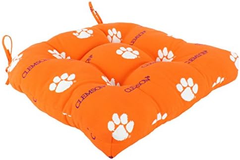 מכללות מכסה ComfySeat College College/Patio Seat Patio D Cushion, 20 x 20, Clemson Tigers