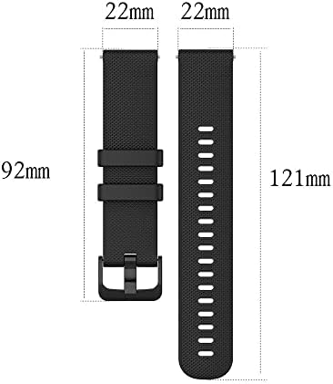 Sawidee 18 20 22 ממ רצועות פס עבור Garmin Venu 2 Plus 2plus צמיד סיליקון Smartwatch Smartwatch עבור vivoactive