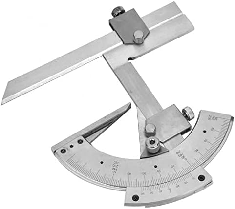 N/A פלדת פחמן אוניברסלית פוען פוע 0-320 מעלות דיוק זווית מדידת מדידת כלי סרגל דיוק של 0.02