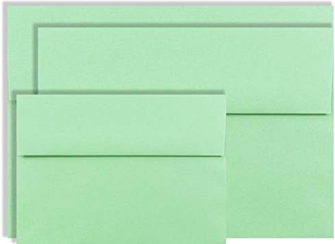 ירוק פסטל 25 חבילה 7 מעטפות עבור 5 איקס 7 כרטיסי ברכה הזמנות הכרזות מהגלריה המעטפה