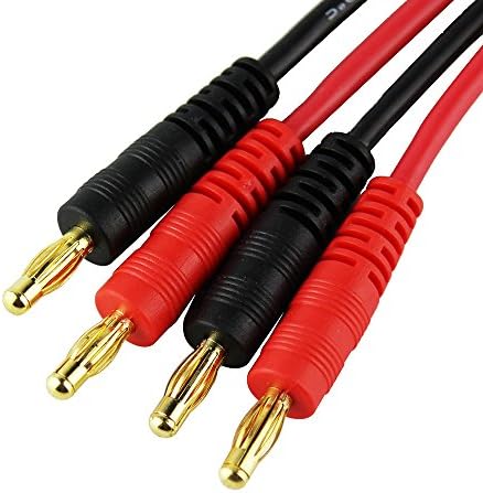 OLIYIN 2 PCS נקבה XT60 עד 4.0 תקע בננה RC כבל טעינה סוללה 14AWG חוט סיליקון 30 סמ 11.8 אינץ '