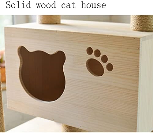 חתול דירה, חתול טיפוס מסגרת, 61.02 חתול עצים ומגדלים לחתולים גדולים, גבוה חתול עץ לחתולים מקורה,