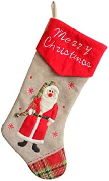 גרבי חרוז עץ גרביים מתנות ממתקים גרביים מותאמים אישית לקישוטים לבית חג המולד ואביזר מסיבות לילדים