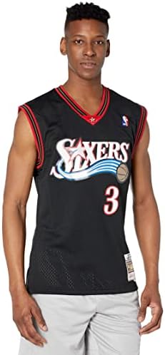 מיטשל ונס NBA Swingman Road Jersey 76ers 00 אלן אייברסון