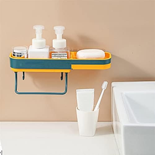 אמבטיה שאינו מחורר סבון תיבת מדף אספקת אמבטיה מגבת מתלה ללא סימון מדבקות אמבטיה מתלה קיר רכוב