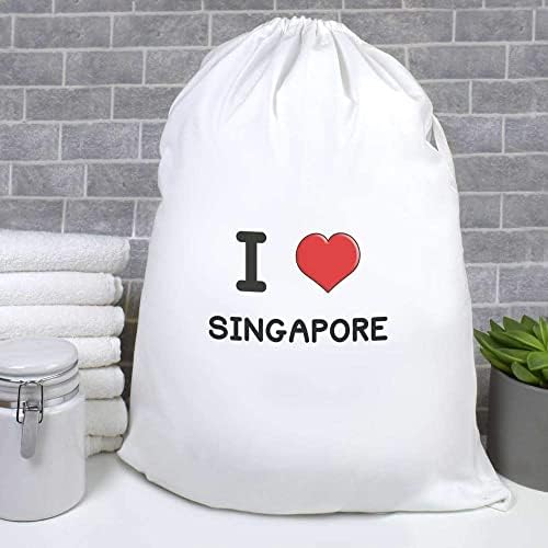 אזידה' אני אוהב סינגפור ' כביסה/כביסה / אחסון תיק