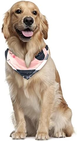 כלב בנדנה - 2 חבילות חיית מחמד אידיאלית, צעיף צוואר יומי של צוואר לחתולי כלבים קטנים עד גדולים, חתול מרובע