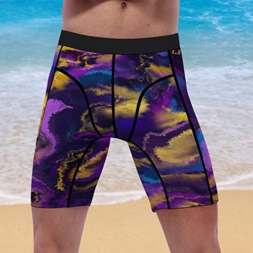 מופשט צבעוני נוזל אמנות גברים של דחיסת מכנסיים ספורט מכנסיים ריצה תחתונים מהיר יבש