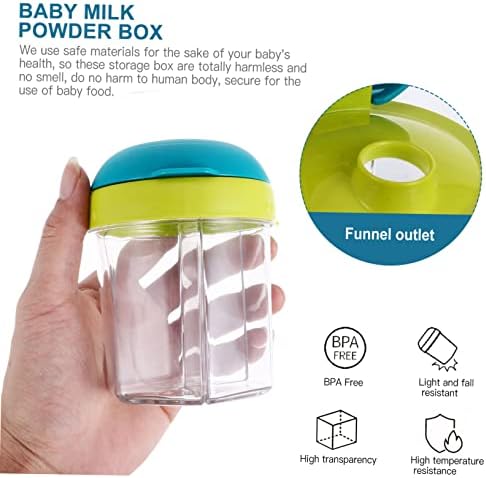 קיסאנג ' ל אחסון מיכל 1 מחשב נייד אבקה אטום משלים אבקה מחולק מיכל מיובש מזון תינוק מקרה מחזיק חלב