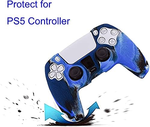 בקר מיקרו PS5 Controller Silicone Grip מכסה מגן עור לפלייסטיישן 5 אביזרים