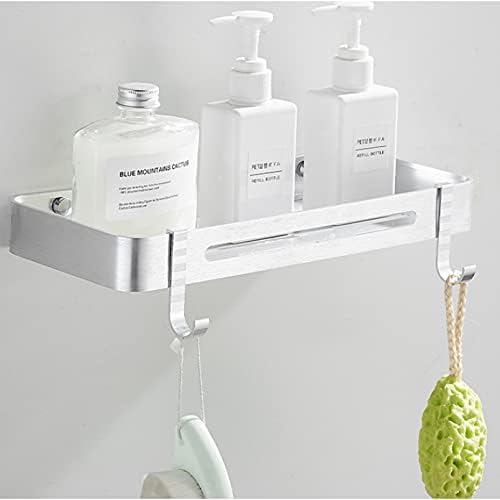 CGLoveWyl מדף אמבטיה מארגן מתלה פינת מארגן קיר מקלחת שמפו רכוב מקלחת מדף אחסון עצמי מחזיק מדף