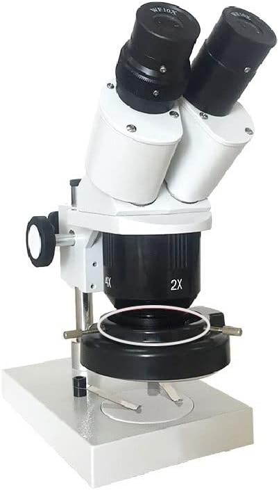 ערכת אביזרי מיקרוסקופ למבוגרים מ '42 מ' 48 איקס 0.75 מיקרוסקופ סטריאו טבעת פלואורסצנטי אור מעבדה מתכלים