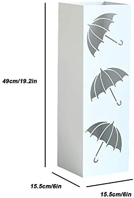עמדות מטריית פאייפה, מחזיק מטריית מתכת מתלה מטרייה, מחזיק מטרייה, עמדת מטריה למקלות הליכה, עם מגש