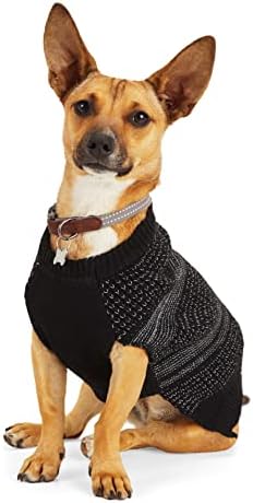 סוודר כלבים רפלקטיבי של Reddy Black, X-Large