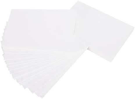 נייר קרטון לבן, 100 יחידות 5.9 x 3.9 אינץ 'נייר בעובי לימוד בית ספר מזמנות לתפריט לחתונה כרטיסי DIY