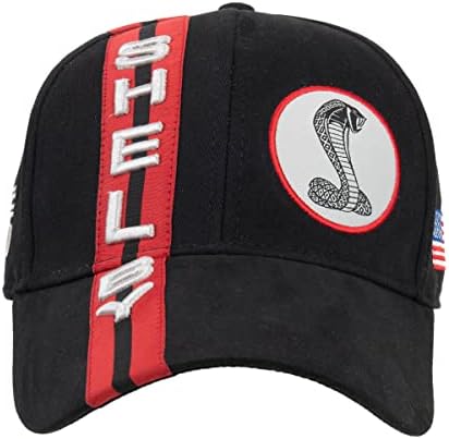שלבי שחור כובע עם אדום שלבי מירוץ פסים-רשמי מורשה שלבי מוצר-מתכוונן, אחד-גודל מתאים לכל- כותנה