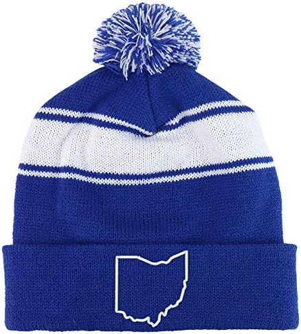 חנות הלבשה אופנתית אוהיו סטייט מתאר שני טון פום כובע כפה ארוך