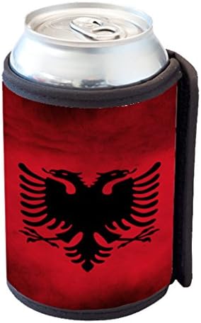 מקרי שמש דגל אלבני - יכול לחיבוק בקבוקים קירור יותר