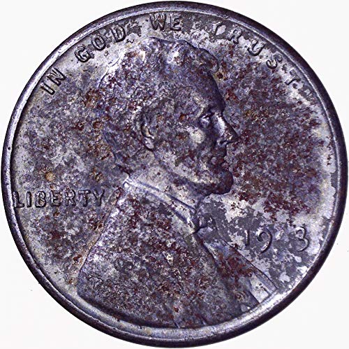 1943 ס פלדה לינקולן חיטה סנט 1 סי הוגן