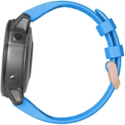 Cekgdb 20 ממ סיליקון סיליקון שעון שעון עבור Garmin Fenix ​​6x 6S 6S Pro 5x 5S פלוס אבזם זהב רוז Easyfit