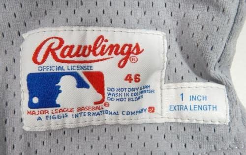 משנות התשעים של דטרויט טייגרס 30 משחק השתמש בתרגול חבטות אפור ג'רזי 46 820 - משחק השתמשו ב- MLB גופיות