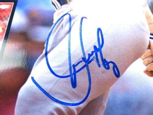 חואן גונזלס חתם על מגזין חתום בקט 1994 טקסס ריינג 'רס ג' יי. אס. איי אה04553-מגזינים עם חתימה של ליגת
