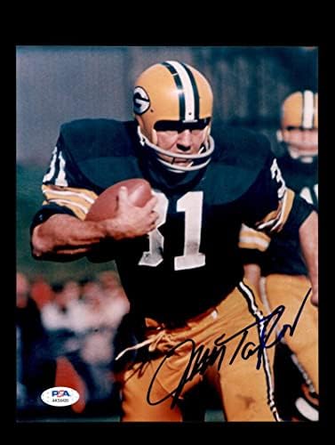 ג'ים טיילור PSA DNA חתום COA 8x10 חתימות צילום אריזות - תמונות NFL עם חתימה