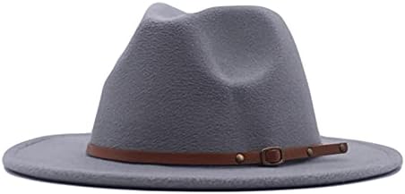 כובע פנמה פנמה רחב שוליים כובע קלאסי מתכוונן כובע שוליים רחב אופנה כובע פנמה פנמה כובע פדורה עם