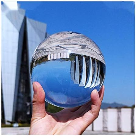 DDDCM זום ברור כדור כדורגל קריסטל כדורי זכוכית עמדת כדורים לקישוט צילום כדורים דקורטיביים ביתיים