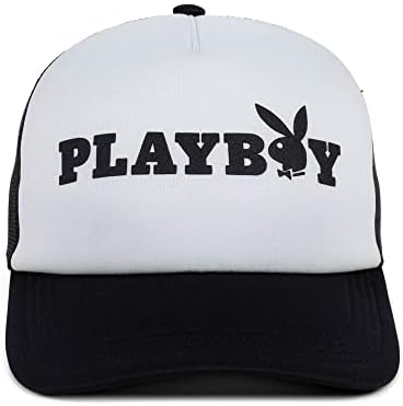 Playboy Black Tux Tux Trucker כובע Snapback מתכוונן