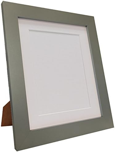 מסגרות מאת פוסט מטרו אפור כהה תמונה מסגרת פוסטר עם הרך לבן 8 x 6 גודל תמונה 6 x 4 אינץ '