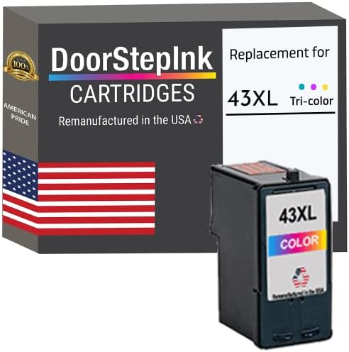 דלתות מופיעה מחדש במחסנית הדיו של ארהב עבור Lexmark 18Y0143 43XL Tri-Color לסדרת Z Z1520 X Series