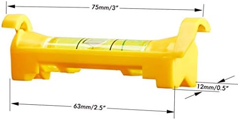 Dowell Hanging Bubble Line רמת מיני רוח קו קו 6-חבילה לבניית עסקאות לבנים בהנדסת אריחים סוקרת מתכת ומדידת HY030637