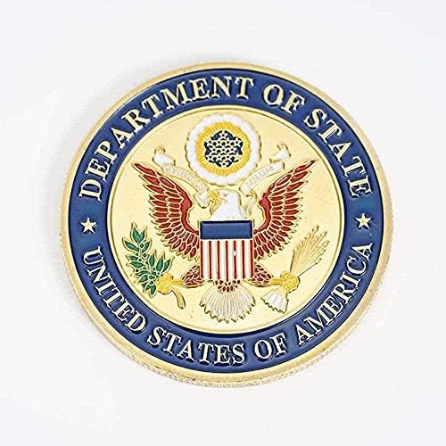 מטבע הנצחה מצופה זהב של שגרירות U S בפריס צרפת מגדל אייפל סמל הנצחה סמל נשר אמריקאי עותק מזכרת מטבע מטבע